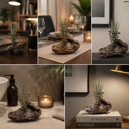 Driftwood Desk Top Air Plant Holder