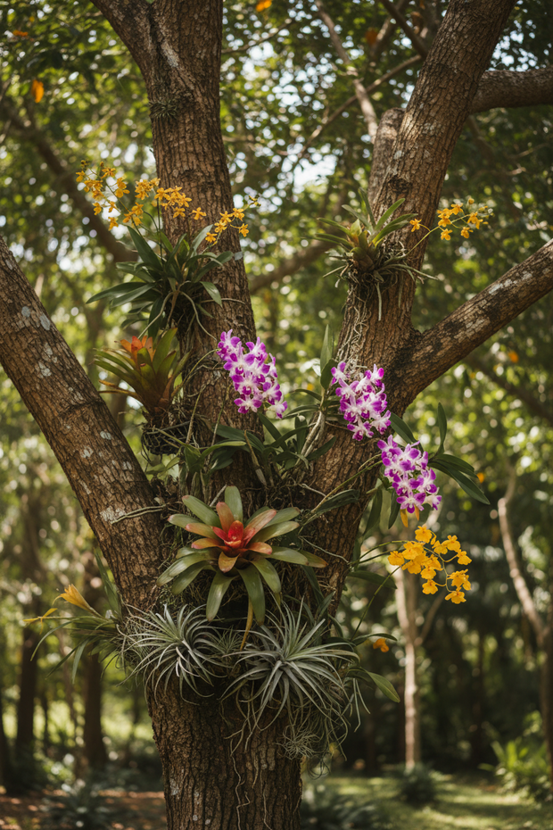 Banner image for: <h3>Large Tree Oncidium Orchids, Dendrobium Orchids, Bromelias, Air Plants & Coco Fibre for Mounting.</h3>